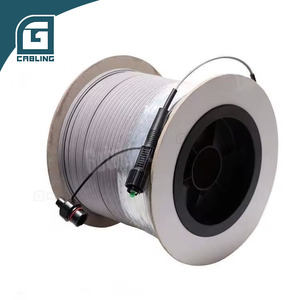 Cable de conexión Gcabling Ftth Cable de caída de fibra óptica blindado a prueba de agua 20 50M 100M SC APC UPC IP67 IP68 Cable de conexión de Fibra óptica - Product Image 4
