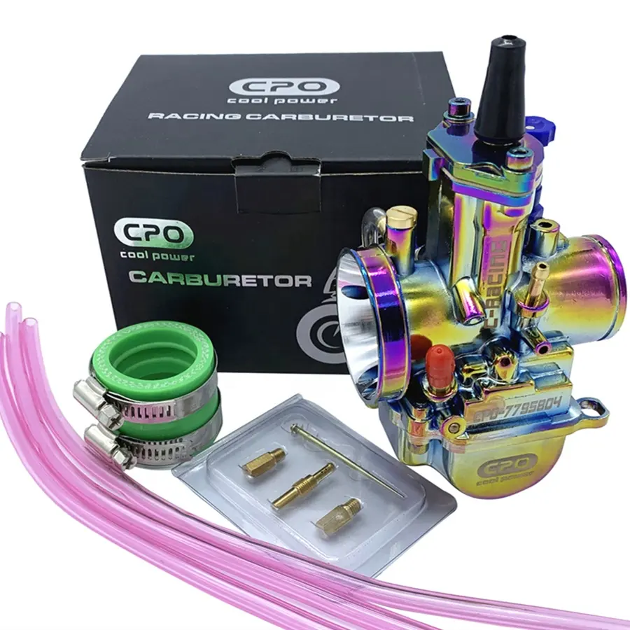 [ORIGINAL] Série de couleurs de carburateur CPO pwk PWK28 30 32 34 Systèmes de moteur de réparation de carburateur de course pour Honda Carb avec Power Jet