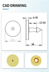 Lf008 הקפאה הוכחה-40 ℃ lf 134.2khz מינים כפולים FDX-B תג אוזן עבור חזיר נורדי & גזעי כבשים