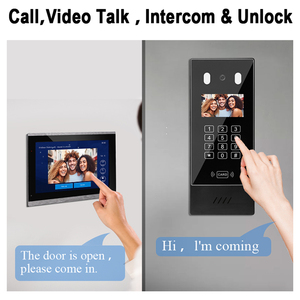 El mejor sistema <span class=keywords><strong>IP</strong></span> estable, de 7 pulgadas Monitor, cable, videoportero, sistema de intercomunicación compatible con cámara de visión nocturna IR para seguridad del hogar - Product Image 3