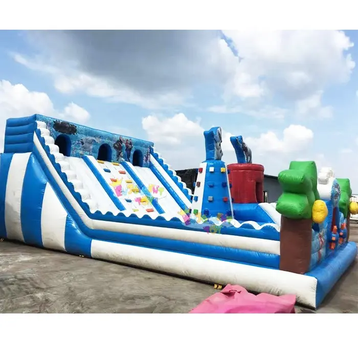Château gonflable gonflable en PVC de 0.5mm, maison gonflable, trampoline, parcours d'obstacles, à vendre