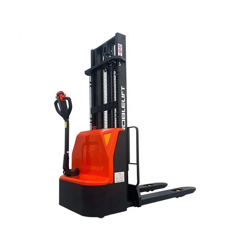 noblelift PSE15L-C ไฟฟ้าปลอดภัยและเสถียร 3513 มม.ความสูง Multi-Function เดิน Stacker Lifter ไฟฟ้า