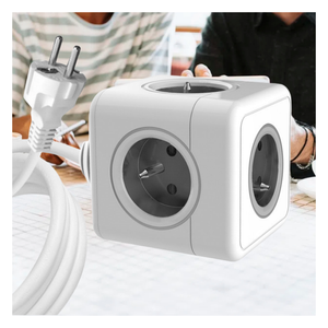Electrical Extension Multi France <strong>Socket</strong> <strong>Nice</strong>-looking Power Cube Extended 1.5m Cable 5 Outlets FR Type Receptacles with Cables - Product Image 5
