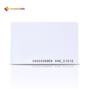 YTS CR80信用卡尺寸白色空白pvc卡会员身份证 - Product Image 1