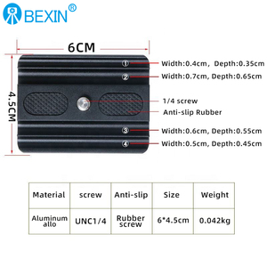 Özel OEM DSLR dijital kamera veri kablosu klip kelepçe tutucu montaj adaptörü arca İsviçre rrs hızlı bırakma kamera tabanı plaka levha - Product Image 4