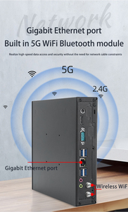 Giá rẻ Core I7 I7-7700u CPU DDR4 16GB RAM 256GB SSD Ethernet kép RJ45 Gigabit LAN Tiny PC cho văn phòng và chơi game - Product Image 5