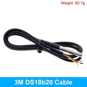 DS18B20 Temperatur sensoren Modul Kit Wasserdicht 1 2 3 5 Meter Digital sensoren Kabel Edelstahl Sonden adapter