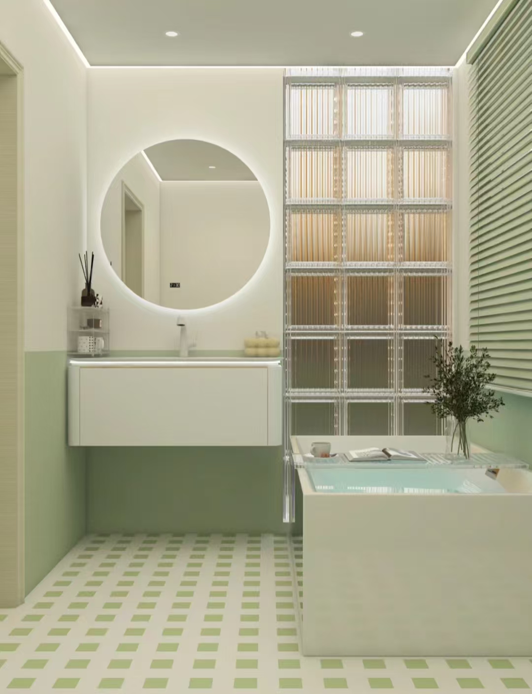 สีเขียวอ่อน