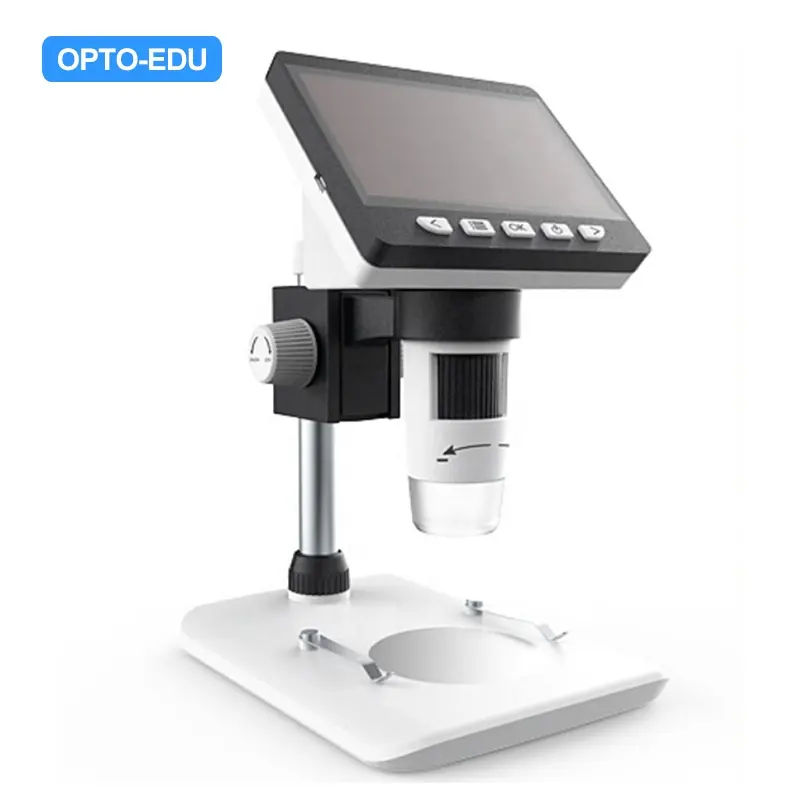 Microscope numérique usb avec écran lcd, OPTO-EDU x A33.5510 1000x