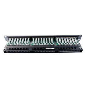 Panel de parche de red, Cat5e, Cat6, Cat6a, Cat7, Modular, 48 puertos - Product Image 1