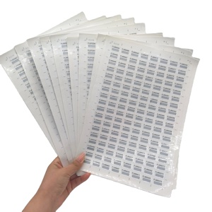 Наклейка на клейкую этикетку с серийным номером - Product Image 1