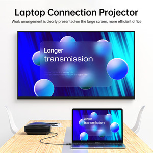 大型ディスプレイポートからVGAコンバータアダプター金メッキ導体用コンピュータグラフィックスカードビデオHDTVマイクDP VGAライン - Product Image 3