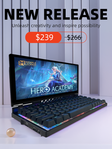 Factory Direct 12.3\&quot; IPS 60Hz <strong>Keyboard</strong> Touchscreen Portable Monitor Extender 82 Keys HDR Feature Smart TVs for Business Gaming
