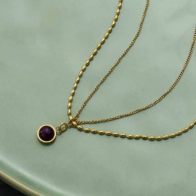 Amethyst necklace