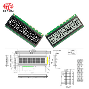 LCD1602 LCD-Bildschirm Benutzer definiertes Panel-Modul Blau/Grüner Bildschirm 16x2 Arduino Character LCD-Anzeige modul