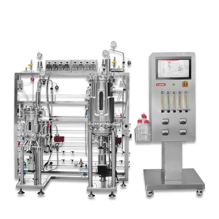 Lab1st Fermentación de levadura Biorreactor Fermentador de membrana Biorreactores