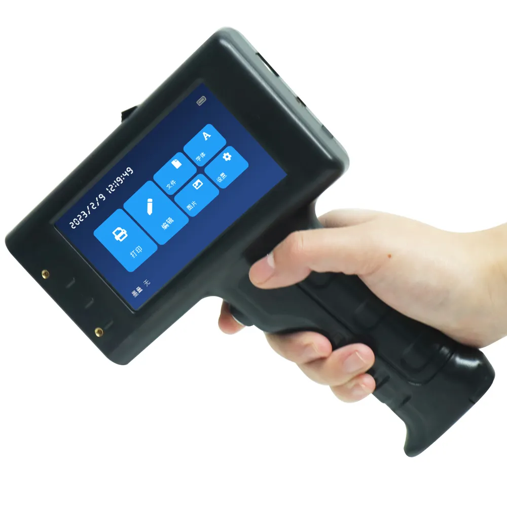Willita-impresora portátil de 5 pulgadas con pantalla táctil, máquina de codificación de inyección de tinta de 0,5 pulgadas de altura, para datos variables de código de barras
