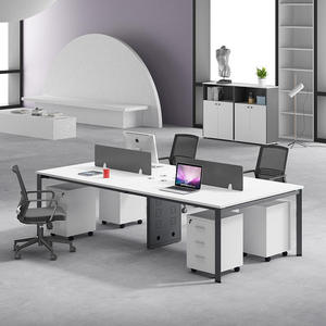 Open Staff Coworking Spaces Office Table Modular 4 6 Seater People <strong>Desk</strong> Multiperson Office Workstation - Product Image 2