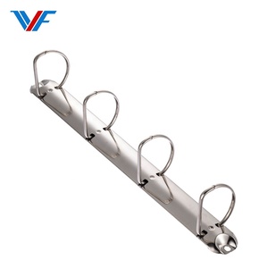 Làm tại Trung Quốc kim loại văn phòng văn phòng phẩm <span class=keywords><strong>Clip</strong></span> tập tin thư mục 4 vòng chất kết dính cơ chế cho kế hoạch máy tính xách tay - Product Image 2