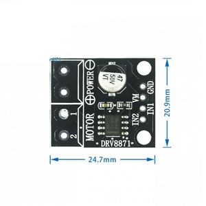 DRV8871 H-Bridge Brushed DC Motor Driver Breakout Board para PWM Control 3.6A Max Módulo MOSFET de detección de corriente interna - Product Image 2