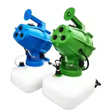 Blue, green, white