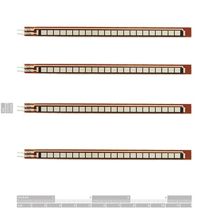 Sensor flexible de curvatura de 4,5 pulgadas para guante de potencia de brazo robótico