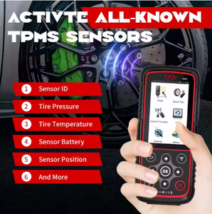 Universelles TPMS-Scan-Tool mit 5-V-Sensoraktivator und Programmierer Batterie tester Auto diagnose tool für verschiedene Modelle - Product Image 3