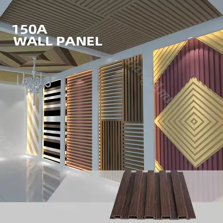 Painel de parede Wpc de alta qualidade para decoração de interiores e casas