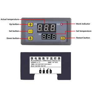 Interruptor de control de temperatura de alta precisión, módulo de termostato con pantalla Digital, controlador de temperatura Digital, W3230 - Product Image 6