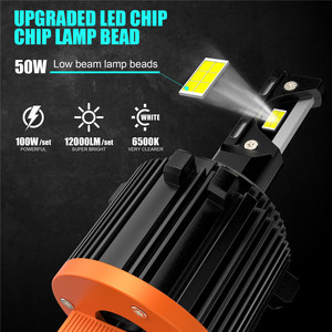 H7 düşük işın LED far lambaları neredeyse 1:1 tasarım süper parlak halojen doğrudan akıllı çözme Canbus IC sürücü kablosuz - Product Image 2