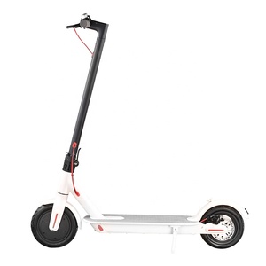 Scooter eléctrico unisex de 350W con auriculares Bluetooth Sensor inteligente Luz Potencia máxima para adultos CE Aprobado-Blanco y negro - Product Image 2
