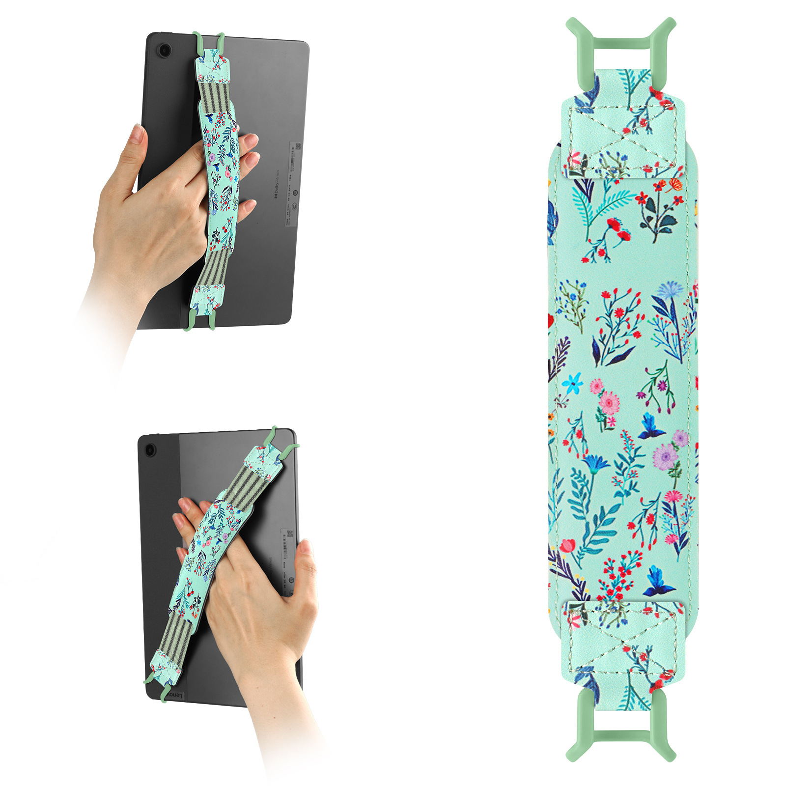 Vert avec imprimé fleurs