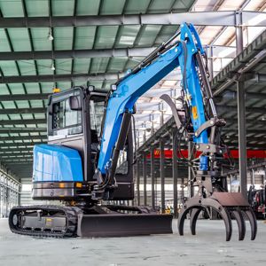 Frete Grátis Chinês Mini Escavadeiras Escavadeira Escavadeira 3.5 Ton Roda para Mine Channel Trabalho de Construção - Product Image 1