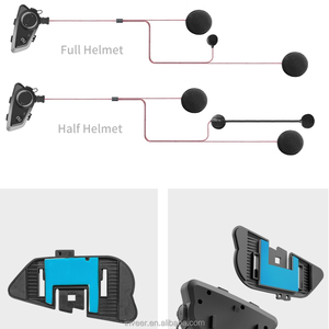 Auriculares de intercomunicador dúplex de 1000 metros IPX67 X6, auriculares para casco de motocicleta, sistema de comunicación para motocicleta, acceso a motocicleta - Product Image 5