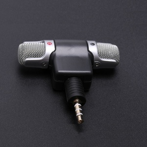 Mini micrófono estéreo Jack de 3,5 MM para grabación de teléfono móvil, micrófono para entrevista de estudio, teléfono inteligente