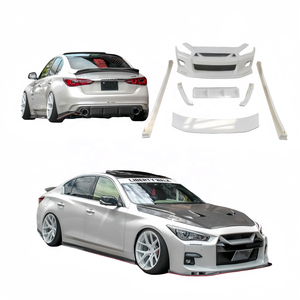 For Infiniti <strong>Q50</strong> Upgraded LB Style Body Kit Q50S Front Bumper Front and Rear Diffuser Side Diffuser Rear Spoiler Trunk Spoiler - Product Image 1