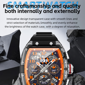 2024 WS-6 1.86 pollici schermo esagonale non induttivo encoder denti blu chiamata NFC spirito isola funzione orologio intelligente - Product Image 3