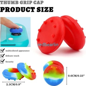 PS4 silikon kapak Thumbstick başparmak sopa muhafızları kapak kılıf cilt Joystick kavrama PS4 Xbox one 360 denetleyici PS4 Pro ince - Product Image 5