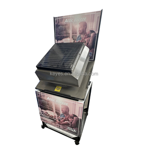 Su misura negozio al dettaglio pannello solare in metallo espositore parti di ferramenta strumenti di pannello per uso domestico pannello solare espositore