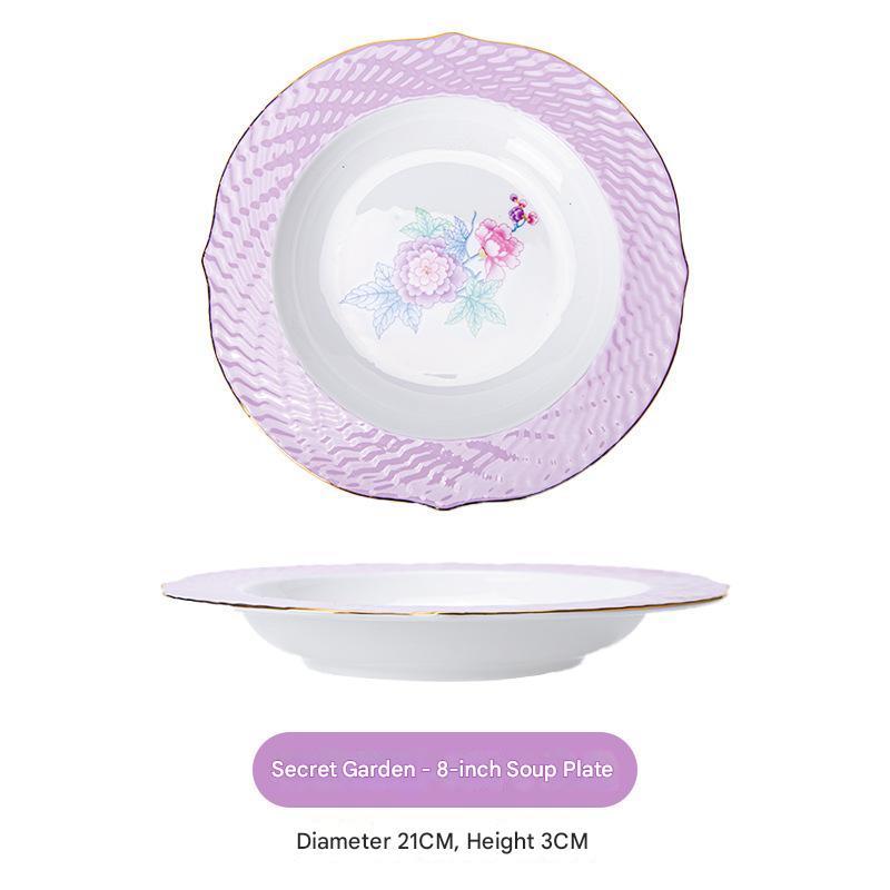Assiette creuse de 8 pouces