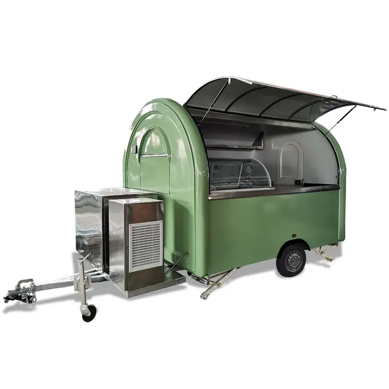 Silang SL-6 2020 reboque de reboque de carrinho de comida, máquinas de loja de comida popular, rápido, para venda na américa