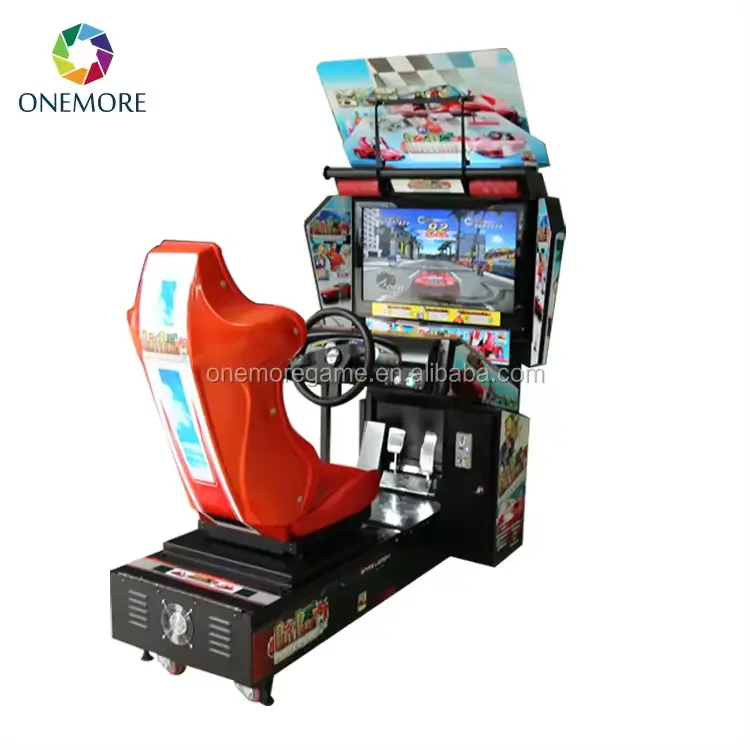 Hochwertiger Schlussverkauf Arcade-Spiel Motion-Simulator Geschwindigkeits-Fahrspiel Arcade-Video Auto-Rennspielgerät zu verkaufen