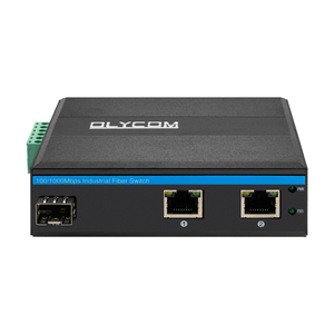 Mini convertidor de fibra óptica Interruptor Ethernet industrial Interruptor Poe Entrada DC48V - Product Image 1