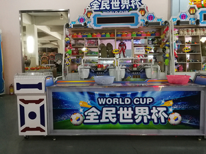RongXiang fabrikasının dayanıklı iki oyuncu futbol dünya eğlence oyun makinesi 220V modeli jetonu fatura alıcı sikke işletilen sikke - Product Image 2