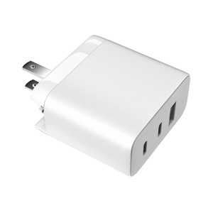65W hızlı duvar şarj blok fiş 3 port USB şarj istasyonu güç şeridi adaptörü 2 PD tipi C ve 1 USB bir cep telefonu şarj - Product Image 4