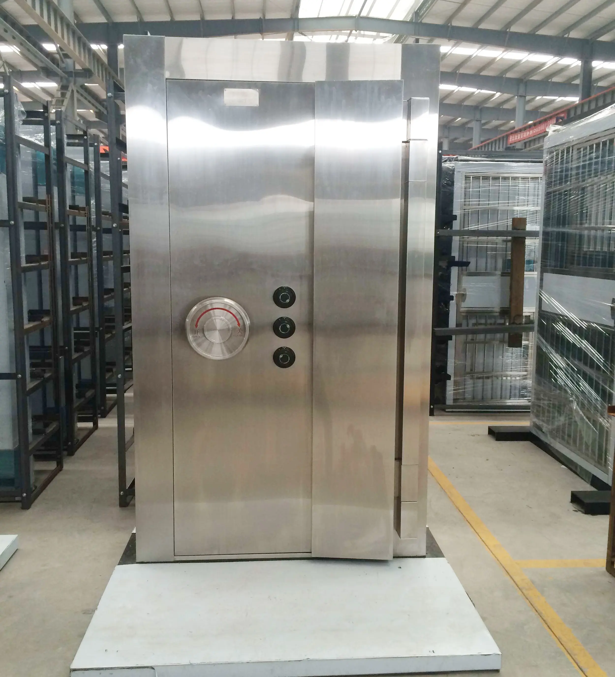 Chống Trộm Chống Cháy Nổ Bằng Thép Không Gỉ Vault Cửa Phòng Mạnh Mẽ Cho Ngân Hàng Và Vault Tư Nhân Với Thời Gian Khóa