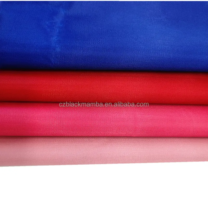 Çin fabrika üretimi pvc kaplı su geçirmez 420D 100% polyester Oxford kumaşı çadır ve kumaş sırt çantası