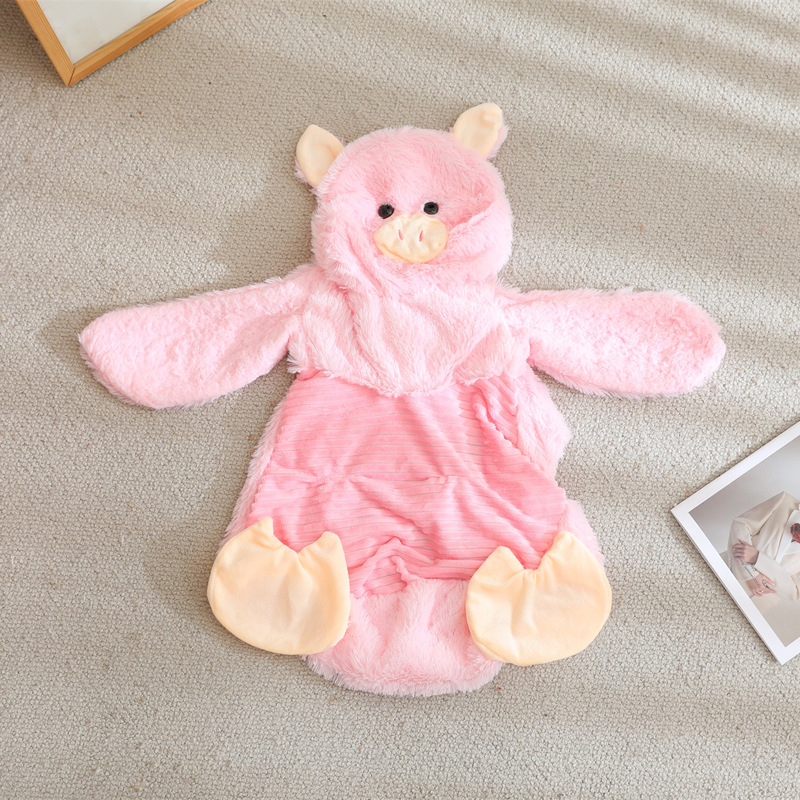 Pink pig skin shell
