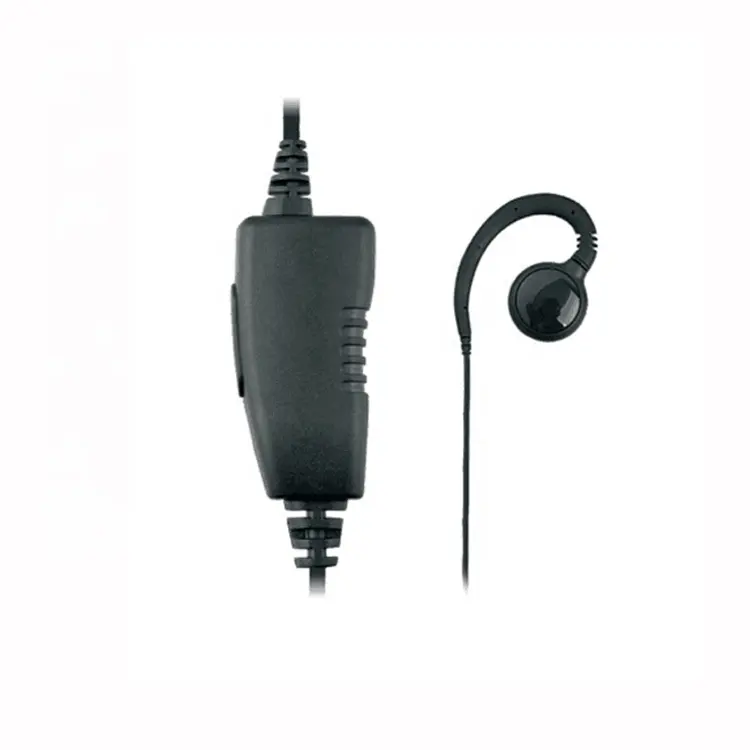 दो तरह से रेडियो ptt माइक्रोफोन जी आकार नरम कान हुक इयरपीस वॉकी टॉकी टकी हेडसेट एस्सन 3700 4400/4700 रेडियो