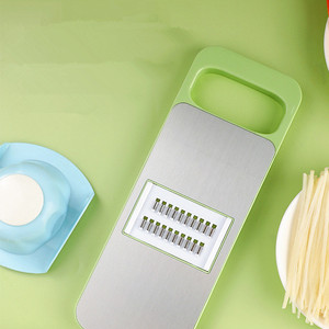 Kitchen <strong>5</strong> in <strong>1</strong> Stainless Steel Multifunctional Safe Manual Vegetable Slicer Cutter Potato Shredders Garlic Carrot Grater Chopper - Product Image 4